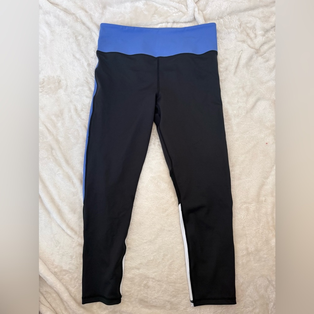 ZYIA Active Blue and Black Leggings